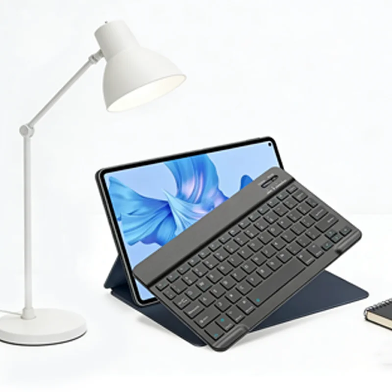 

Bluetooth-клавиатура для iPad 10-го поколения, iPad Pro 13, 12, 11, 10, 9, 8, 7 дюймов, iPad Air 13, iPad 11-го поколения, iPad Mini, планшетов Samsung, Xiaomi
