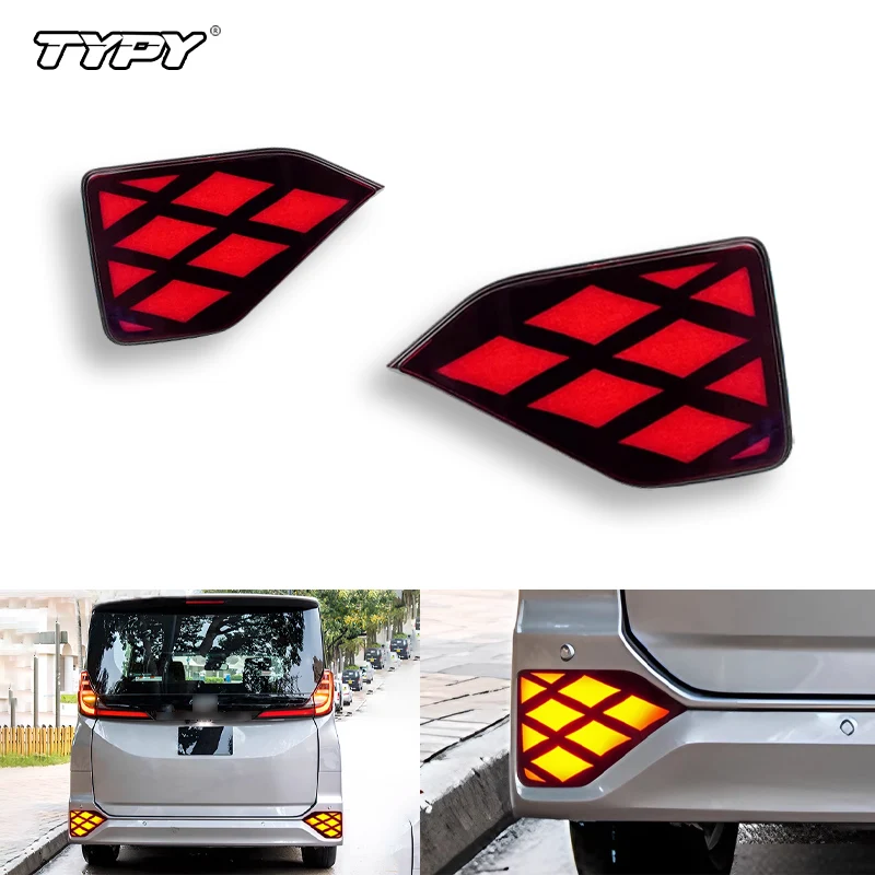 

TYPY для Toyota Noah Voxy 90 R90 90S 2022 2023, автомобильный светодиодный задний отражатель, противотуманная фара, задний бампер, стоп-сигнал с лампой указателя поворота