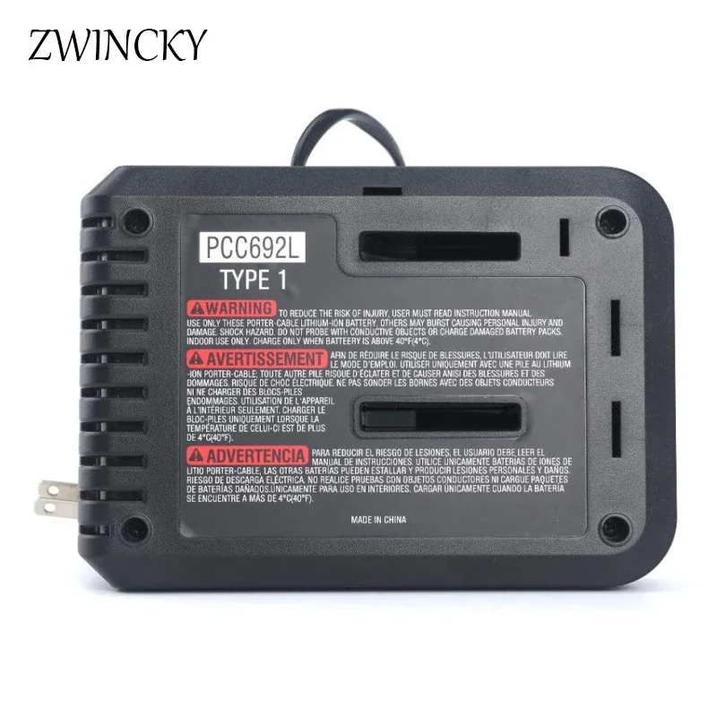 PCC692L ładowarka akumulatorów litowych 20V MAX do baterii Black & Decker 20V LBXR20 LBX4020 do kabla portera bateria 20V PCC685L PCC680L