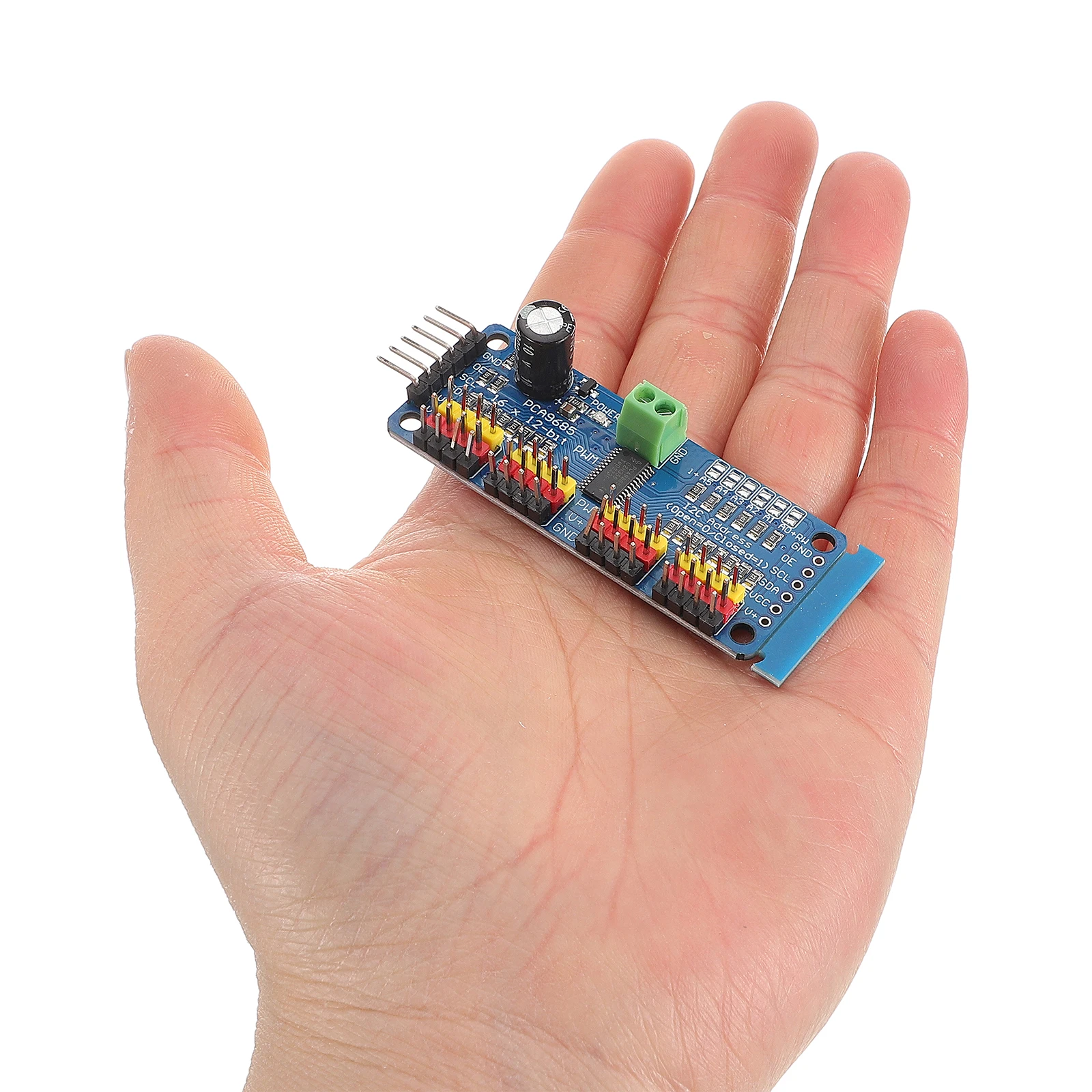 

16 Channel Servo Driver Board PWM Controller Module for Robotics Industrial Tool Parts Motor Control Electronics Project