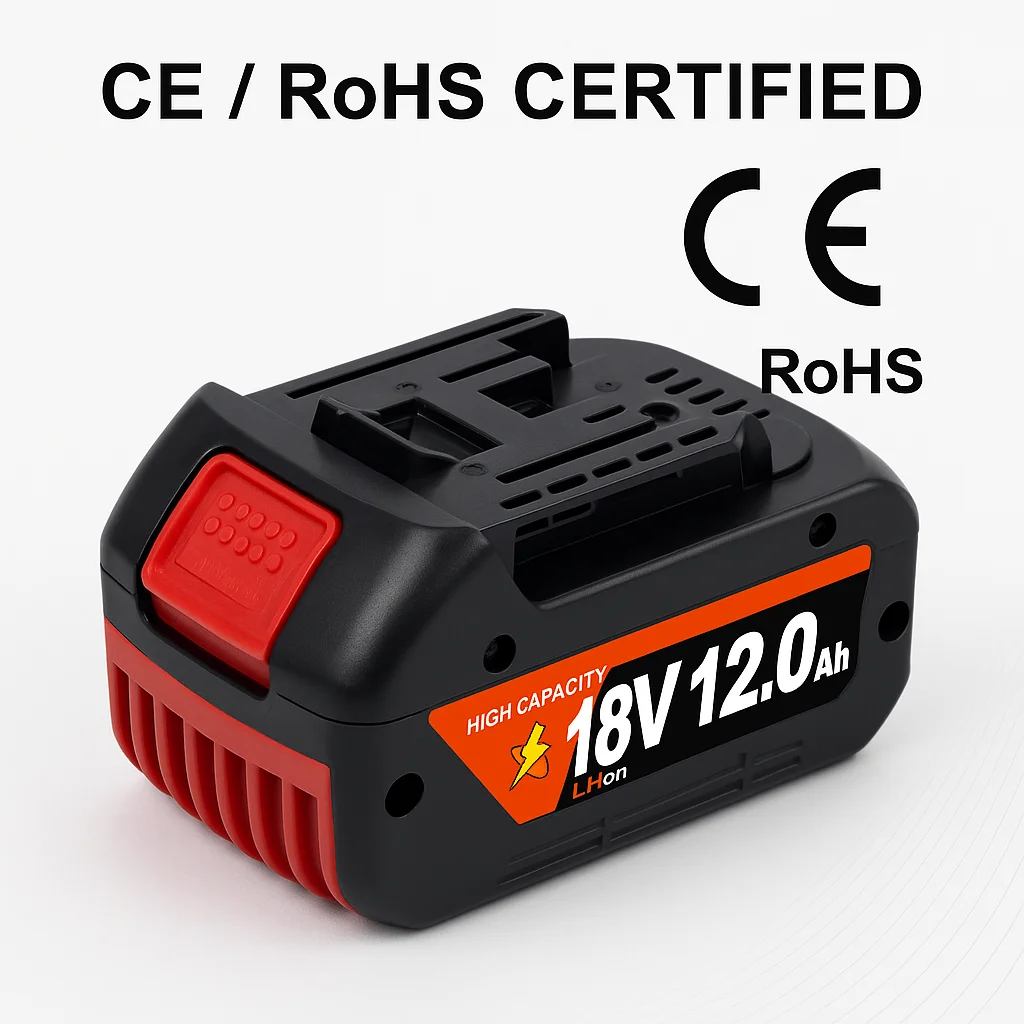 

18V Li-ion Replacement Battery Compatible with Bosch BAT609 BAT618 BAT614 Cordless Hammer Drill Driver Tools