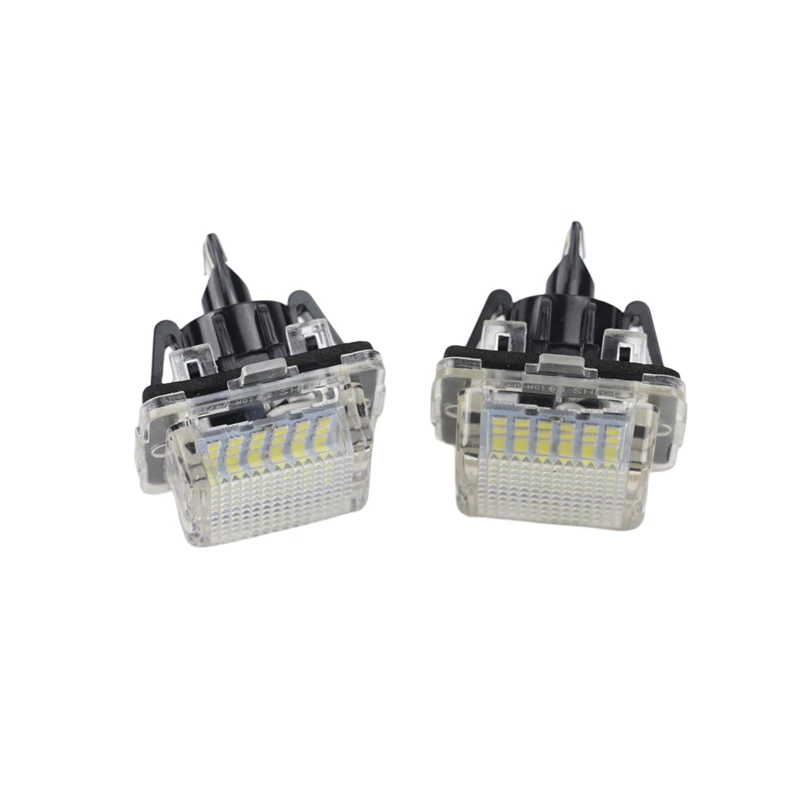 2pcs Error Free SMD LED Number License Plate Light Kit for Mercedes C E S CL W204 W212 C207 C216 W221 Car License Plate Lights
