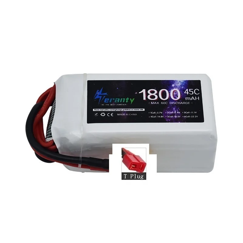 TERANTY 4S Lipo Batterij 14.8V 1800/2600/2800/3300/4200/5200/6000/6800/7800/8200/9300/10400mAh Voor RC Auto Quadcopter Vliegtuig
