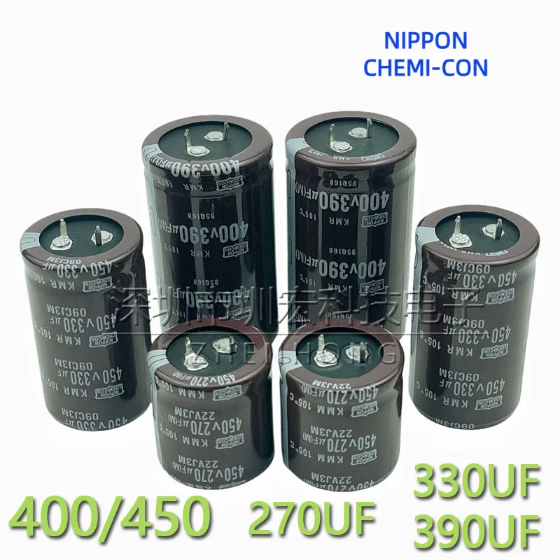 10-1PCS Original 450V270UF 25*40MM NIPPON CHEMI-CON 400V330UF 390UF Switching Power Supply Electrolytic Capacitor Brand New