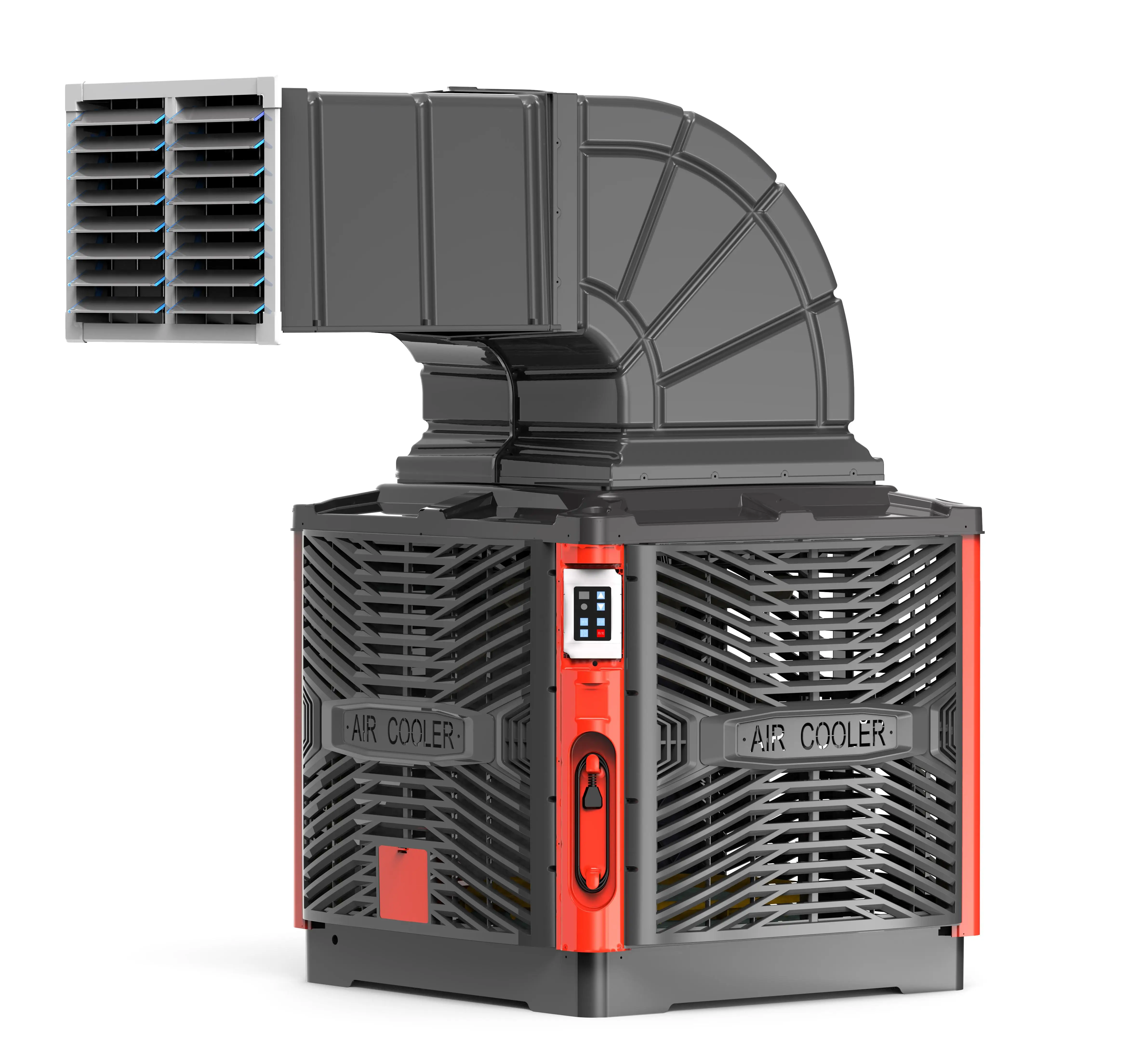 Manufacturer's Direct Sales of Wall Mounted Low Noise Industrial air Coolers Different Models and air Volume Duct Evaporative
