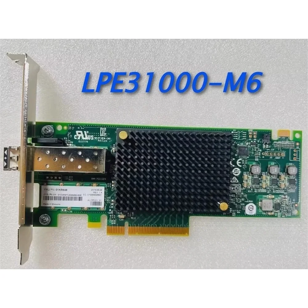 16G FC HBA Card LPE31000-M6 Single Port PCIe x8 Fibre Channel Adapter for Server Storage Networking