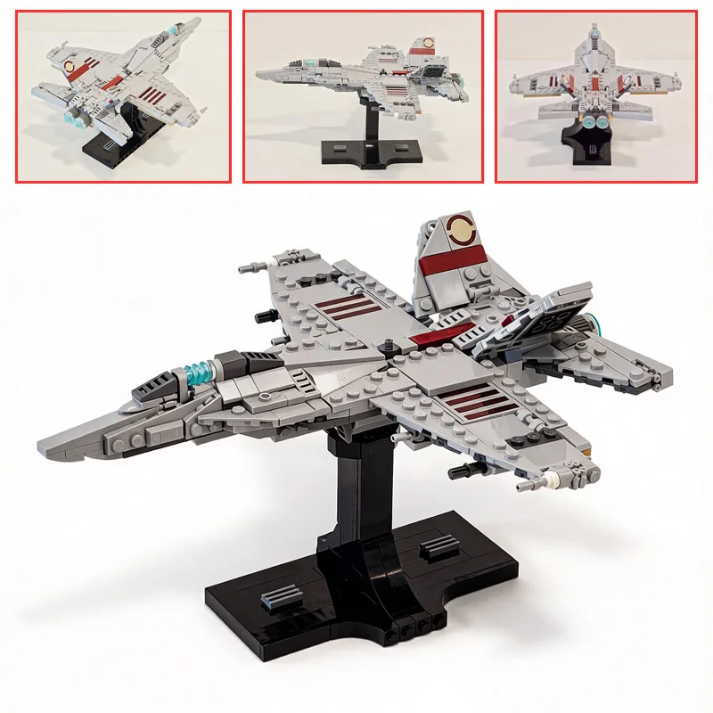 

NEW 343PCS MOC F-18 Hornet jet Midi-Scale Building Blocks Set Hornet Strike Fighter Bricks Model DIY Toys Gifts