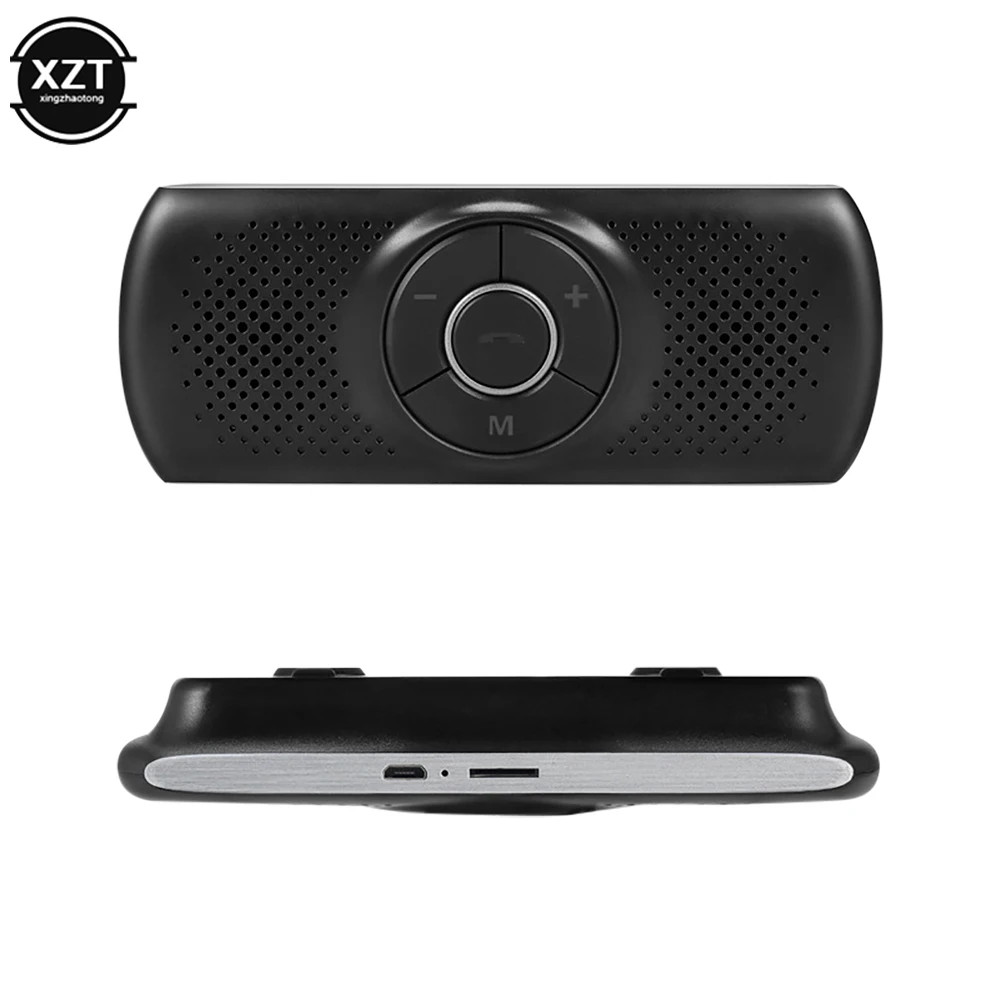 Car Wireless Bluetooth Kit Handsfree Speakerphone Sun Visor Phone Speaker Auto Bluetooth Music Player Audio Receiver Accessories