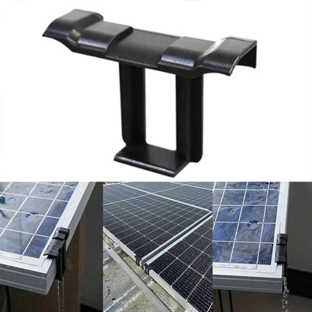30pcs Solar Panel Drain Clip Clamp Solar Panel Drainage Roof Home Panel Solar Accessories ﻿Life Outdoor Clips Frame W2R3