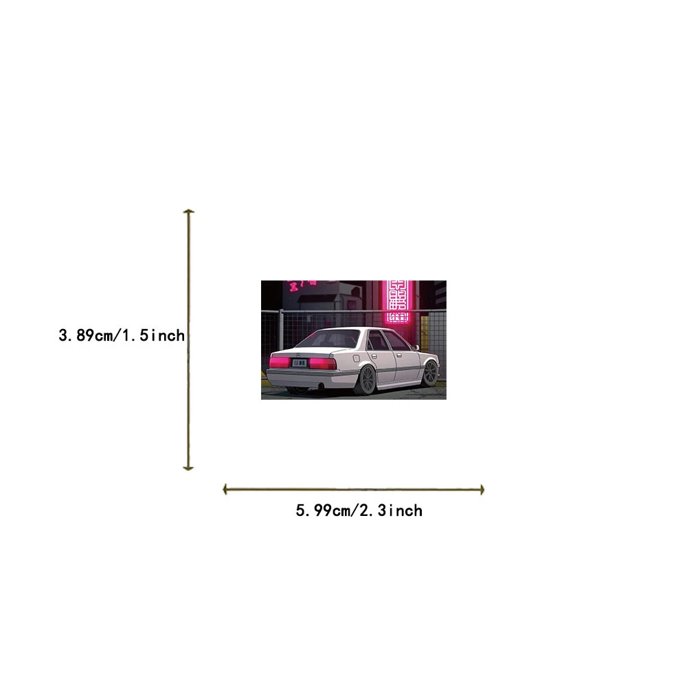 10/30/50pcs Japan JDM Retrofit Racing Stickers Classic Cool Cartoon Car Decals DIY Motorcycle Laptop Phone Bike Sticker Packing