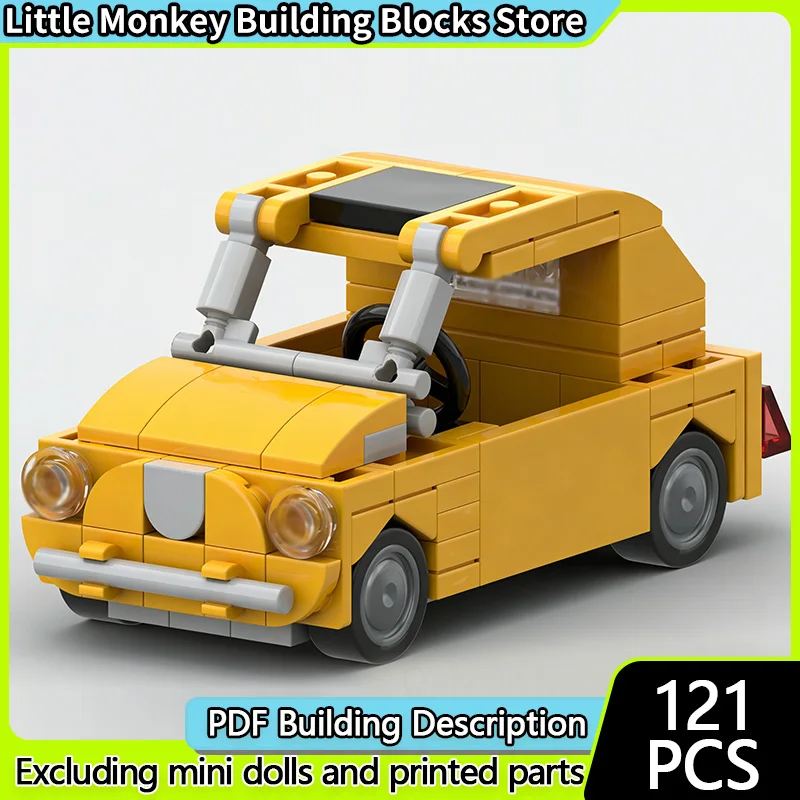 

Конструктор MOC: Модель гоночного автомобиля Classic 500, Модульная Технология, Детский Подарок, Игровой Набор для Сборки
