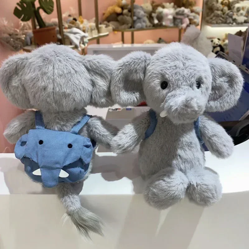 Zaino bambino elefante regalo di compleanno peluche super morbido simpatico baby doll lenisce i bambini di peluche come le vacanze bambola di pezza