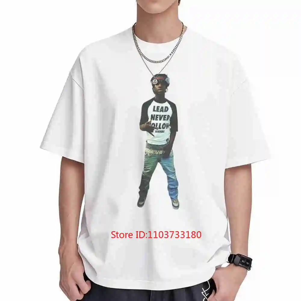 Chief Keef Lead Never Follow Short Sleeve Tee 100% Cotton T-Shirt