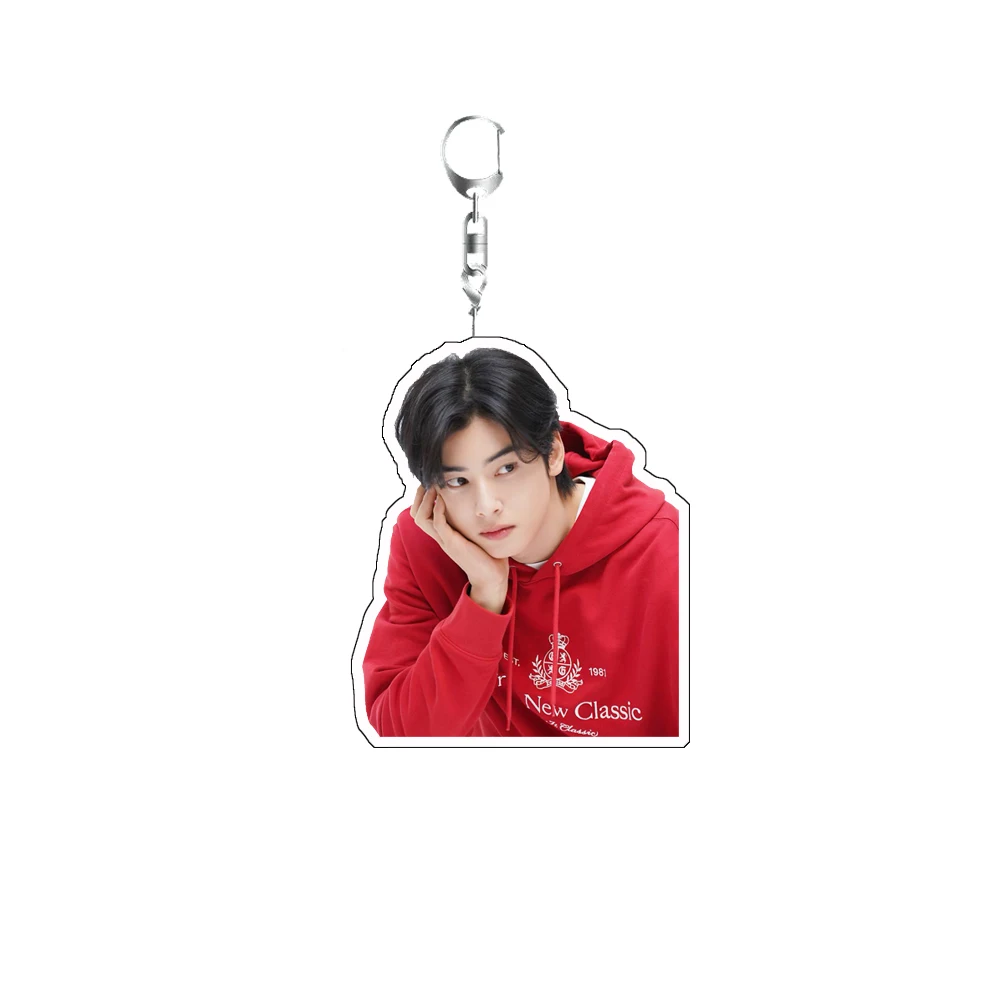 Cha EunWoo backpack keychain pendant gift