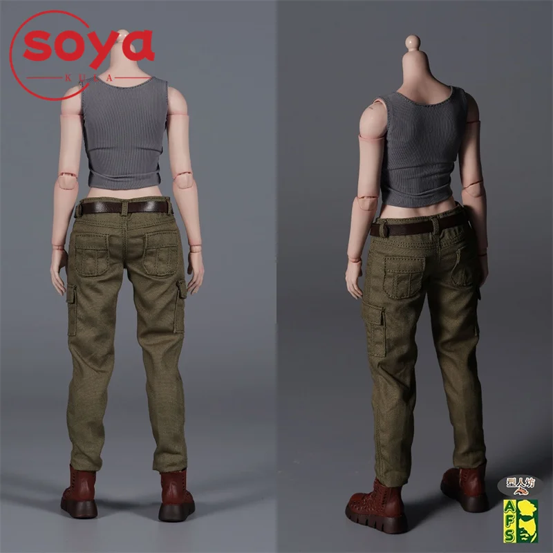 AFS X013-ropa táctica femenina a escala 1/6, chaleco de combate, pantalones de trabajo, modelo de ropa para muñecas corporales de figura de acción de soldado de 12"