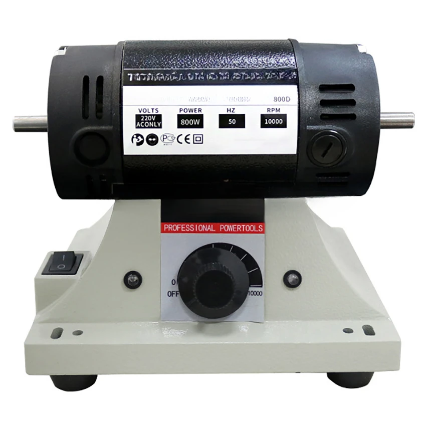 800W High-Power Bench Grinder Electric Eoodworking Jade Carving Polishing machine Grinder 0.3-4mm Flexible Shaft Handle