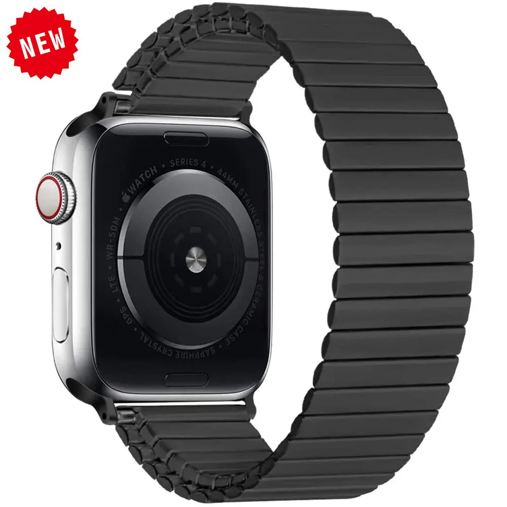 

Elastic Matte Stainless Steel Strap For Apple Watch Band 45mm Ultra 49mm 41mm 40mm 44mm Strap Metal Bracelet for iWatch Series