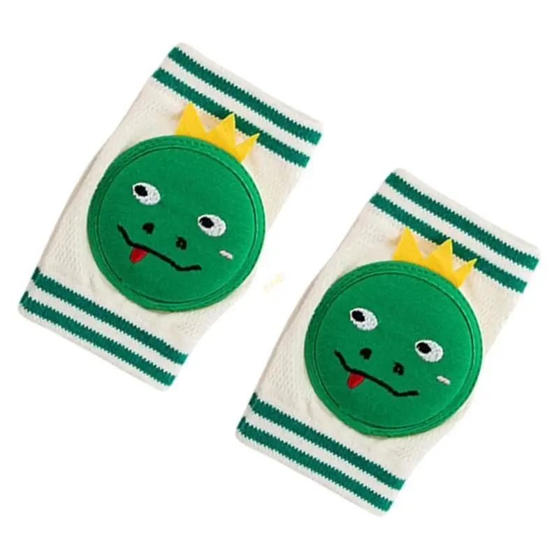 Anti Slip Baby Knee Guard Kneepads Thickened Inner Lining Cotton Blend Unisex Crawling Accessories for Year Round Use