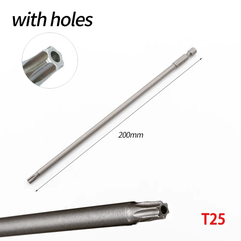 جوفاء مفك براغي Torxss بت عرافة عرقوب T8-T40 أدوات الحفر الكهربائية عرافة عرقوب ملحقات الطاقة أدوات السلامة مقاومة للعبث