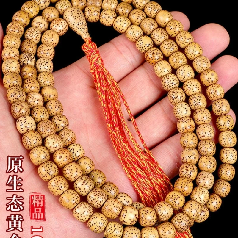 New Hainan Bodhi Bead 108 Beads Crescent Moon Bracelet Men