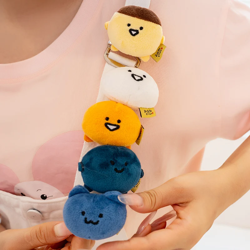 

Stationery King Adorable Plu Lapel Pin Plush Doll Bag Accessories Girl Gift Characters Festival Creative Gift Set Toy