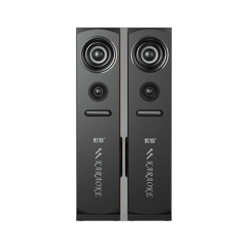 Bluetooth Speaker Set for Living Room, Home Theater, TV, Karaoke, and Subwoofer Combo with Active Floorstanding Speaker