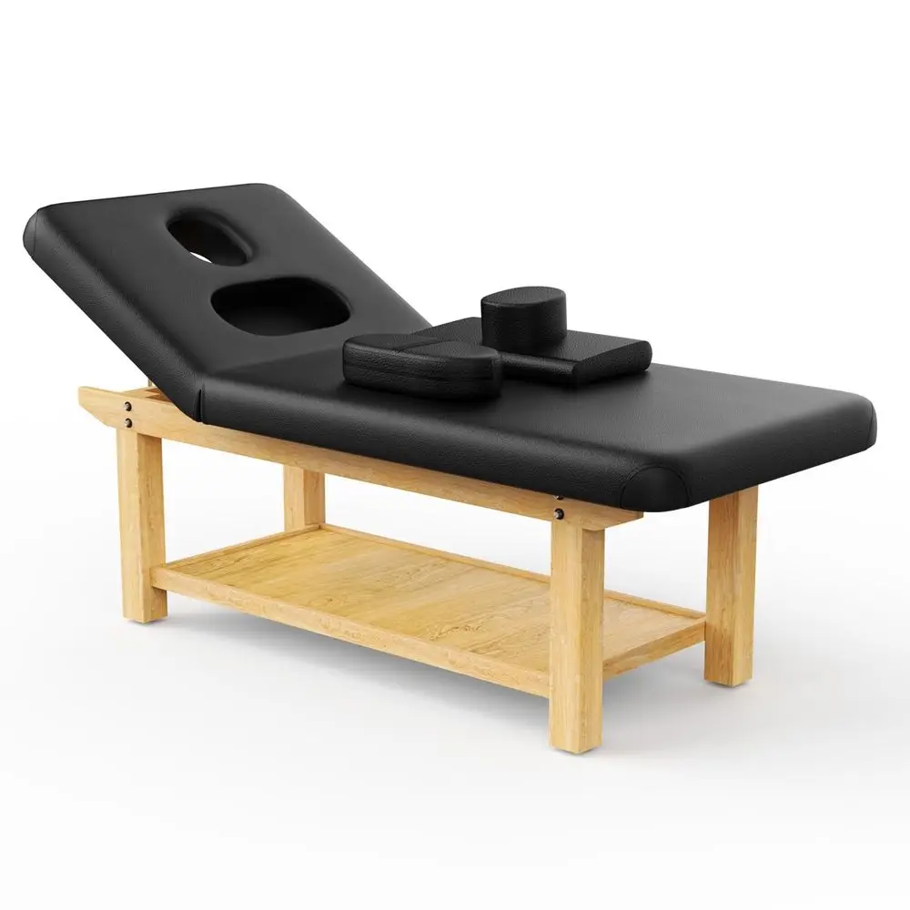 

Massage Bed Adjustable HeavyDuty Wide Stationary Massage Table for Treatment Physical Therapy Table Professional Stationary Spa