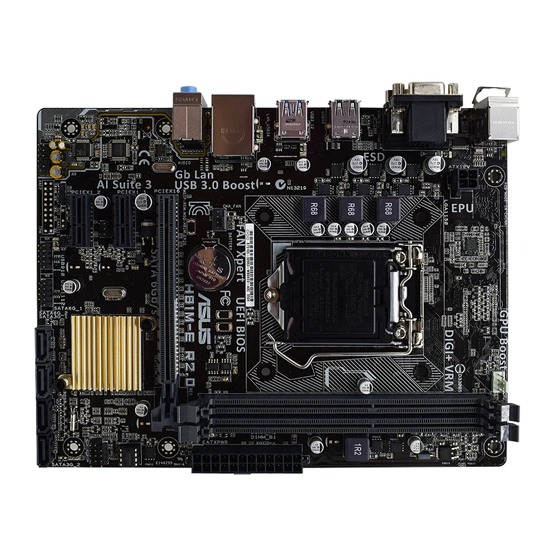 ASUS H81M-E R2.0 Motherboard LGA1500 Support i7-4790K i7-4770K i5-4690K i5-4670K i3-4130 CPU 2xDDR3 1600MHz mATX Mainboard