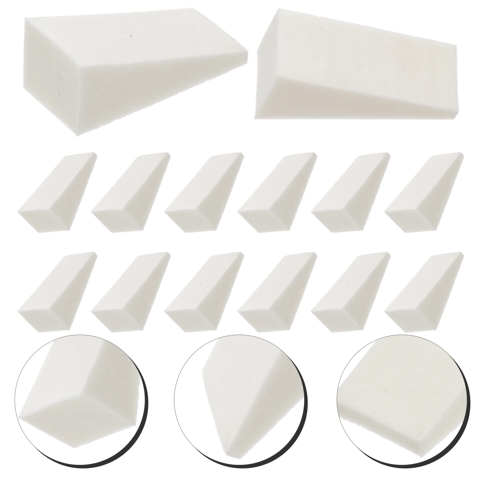 50 Pcs Triangle Paint Sponge Baby Craft Triangular Painting Sponges Kindergarten