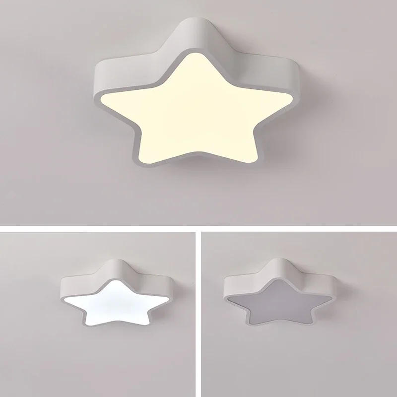 Plafoniere pentagramma semplici luci a led per corridoio lampada da studio per camera da letto illuminazione calda per ingresso lampada da soffitto