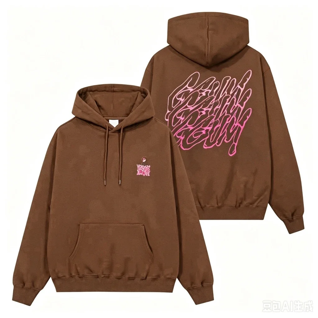 KPOP ins 2026 neuer STIL YEONJUN GGUM Print Kapuzenpullover für Damen, Lost in Space Hoodie, Rundhals, lockerer, WARMER Pullover, OVERSIZE-KLEIDUNG – Detail 33