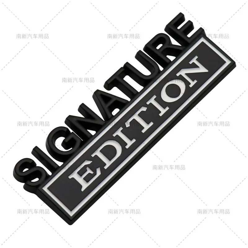 Automobile metal leaf board logo SIGNATURE EDITION modified body badge sign