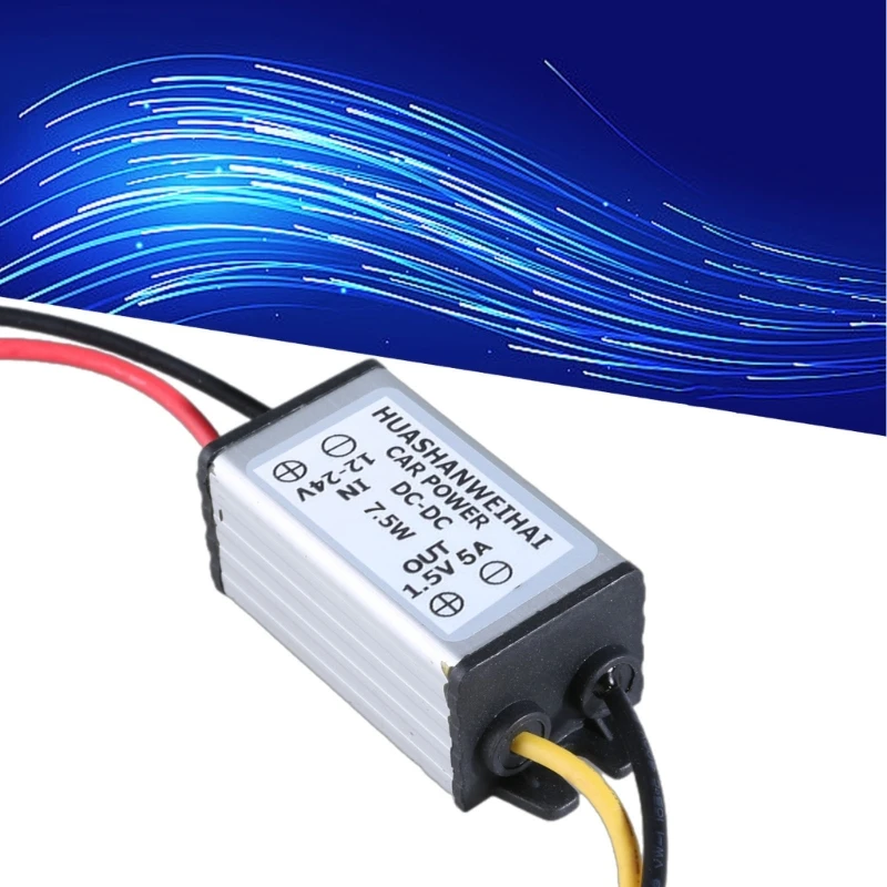 24V-12V to 1.5V 3A/4A/5A Bucked Converters Module Bucked Reduced Voltages Regulator Car Power Converters 24-12V to 1.5V 25UB