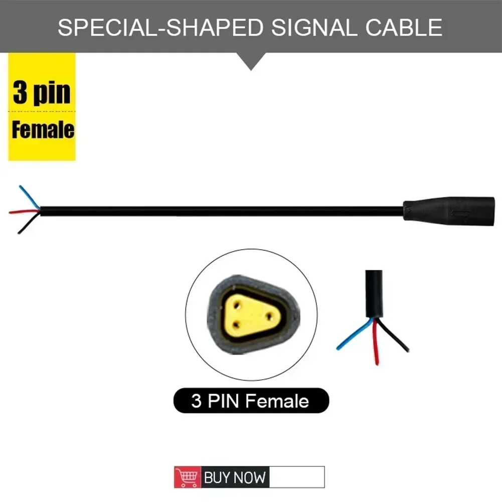 E-Bike Shaped Connector Extension Cord Julet Connector 2/3/4/5/6 Pin Water Tight Connections Electric Bike Accessories