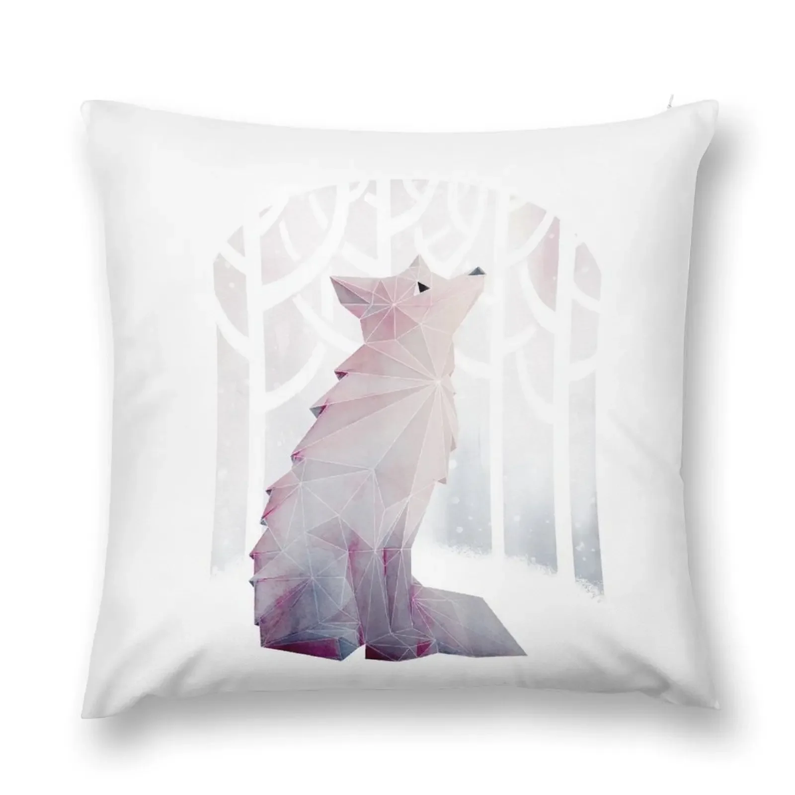 

Fox in the Snow Throw Pillow Cushions Home Decor sleeping pillows ornamental pillows autumn decoration pillow