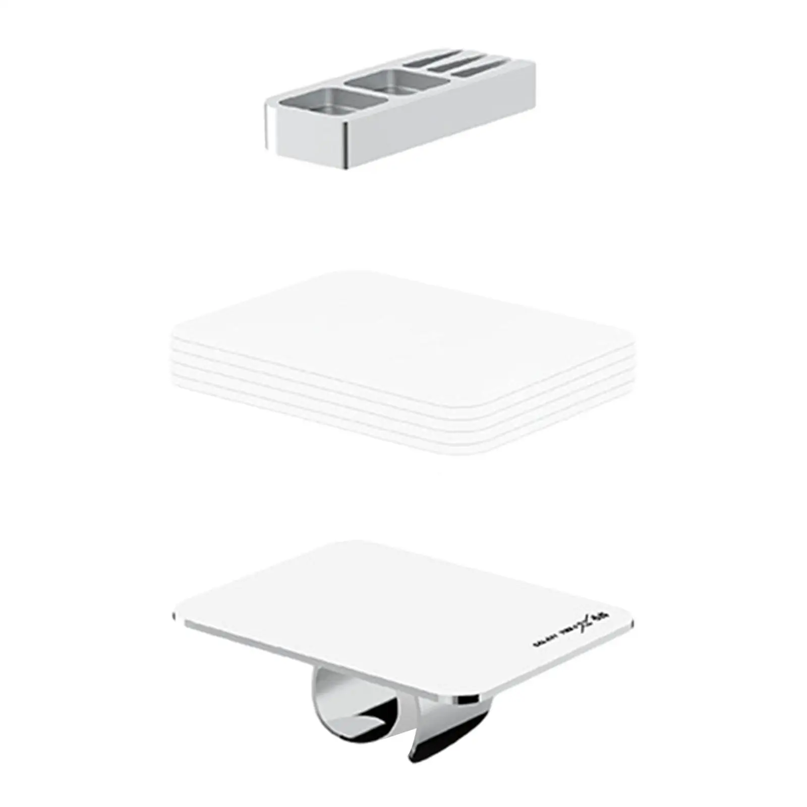 Finger Palette Tray Holder Tiny with Brush Holder Color Mixer Hand Makeup Mixing Palette for Artists All Paints Replace