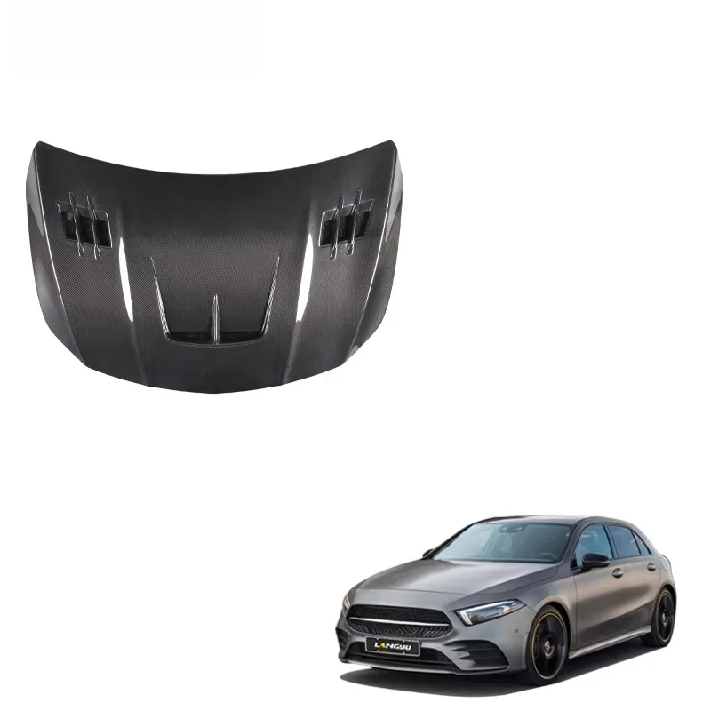

Аксессуары для автомобилей 2019+ в стиле LY: капот из карбона для Mercedes-Benz CLA Class W177