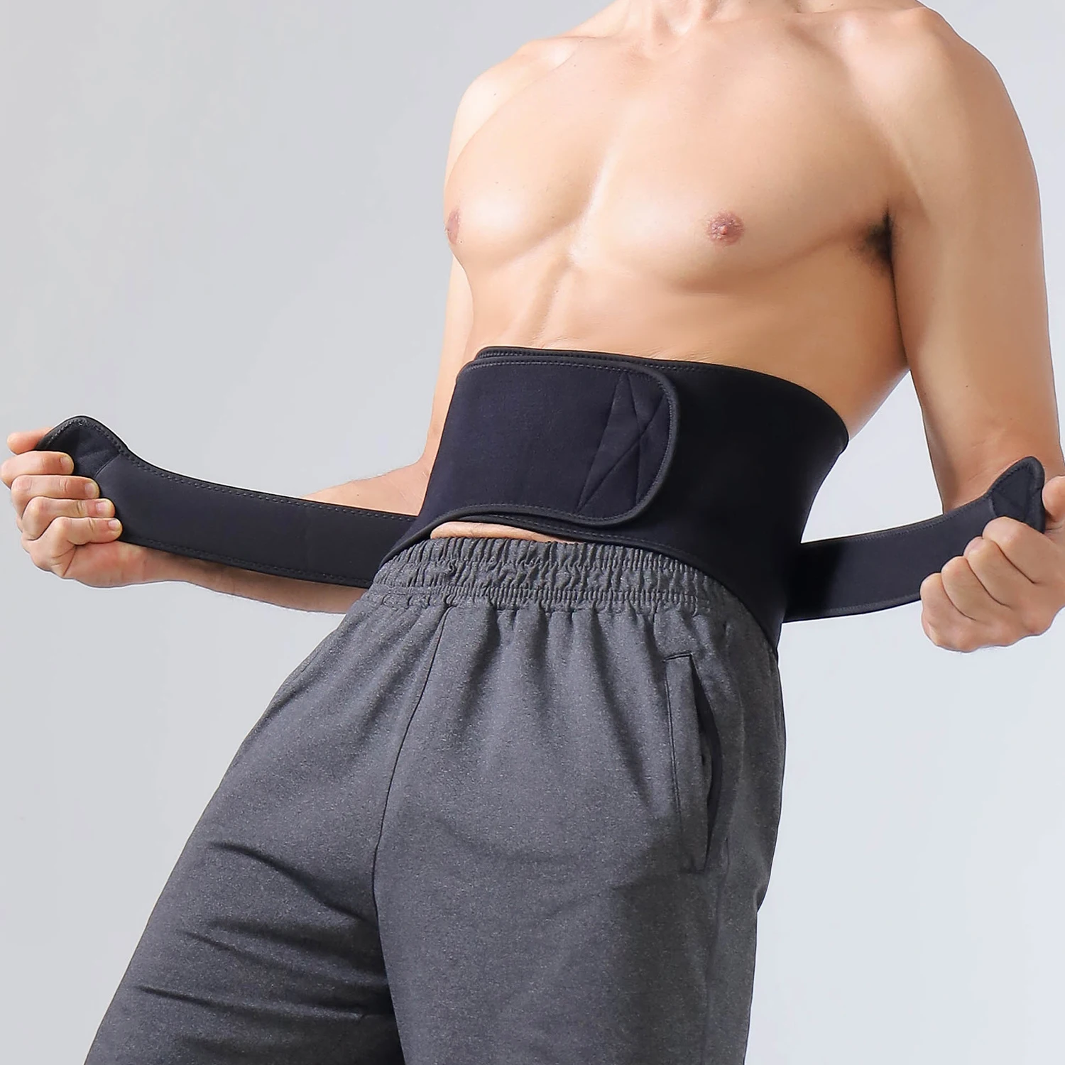 

Back Brace Support Belt-Lumbar Waist Brace for Back Pain Sciatica Scoliosis Herniated Disc Adjustable Back Brace 5 Lumbar Plates
