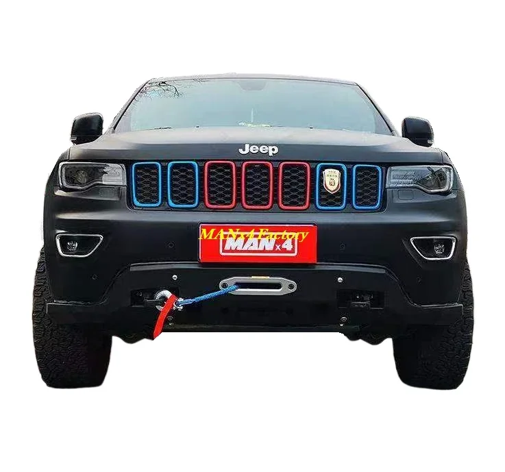 MANx4 Steel Front Bumper Bull Bar For Jeep Grand Cherokee WK2 2012-2020