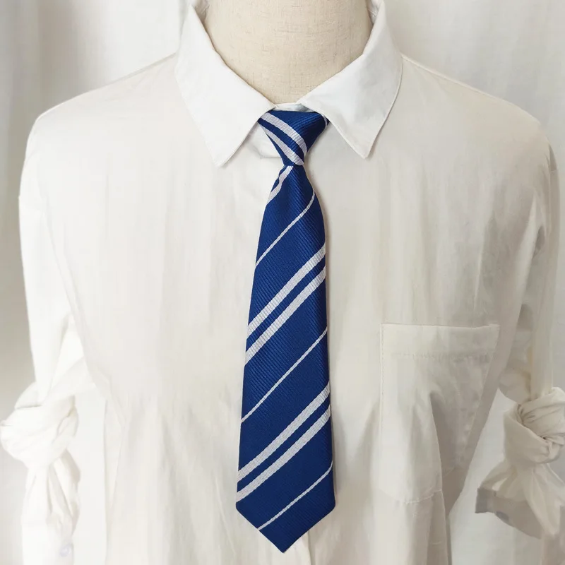 Wizarding Academy เด็ก Harris Stripe Tie ปาร์ตี้ฮาโลวีนคอสเพลย์ Magic School เครื่องแต่งกายอุปกรณ์เสริม PROP