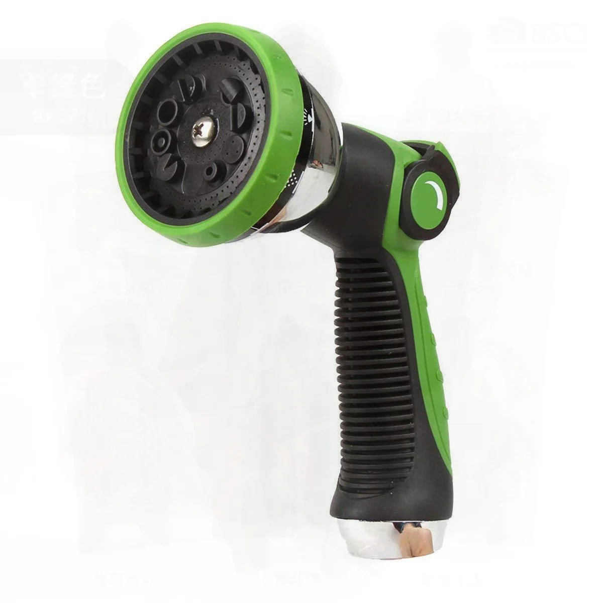 

High Pressure Adjustable Garden Water Gun Zinc Alloy Durable Rubber Multifunctional Car Wash Spray Gun