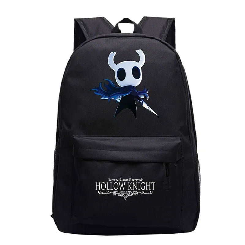Game Hollow Knight Print Nylon Backpack Men Women Large Capacity Travel Backpack Fashion Computer Backpack Boys Girls Schoolbag