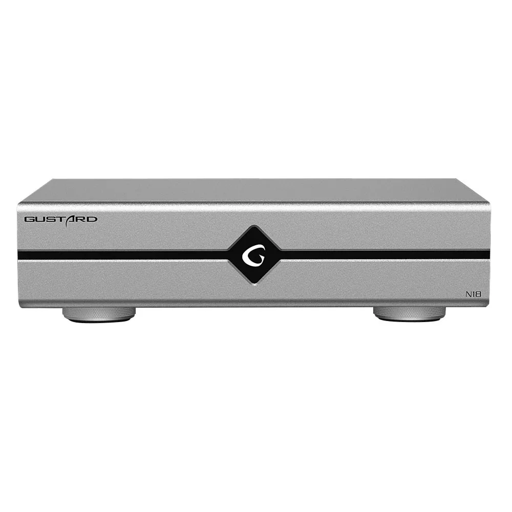 

GUSTARD N18 HiFi Audio N18Pro Ethernet-коммутатор Поддержка оптической изоляции Интерфейс Ethernet 10/100/1000M 2xLAN 4+1 LAN