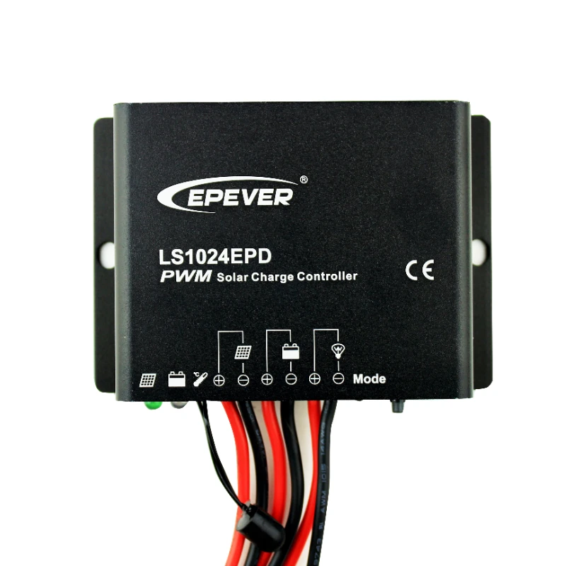 EPEVER 10A 20A Solar Street Light Solar Charger Controller with Timer and Light Controller IP67 Waterproof LS1024EPD LS2024EPD