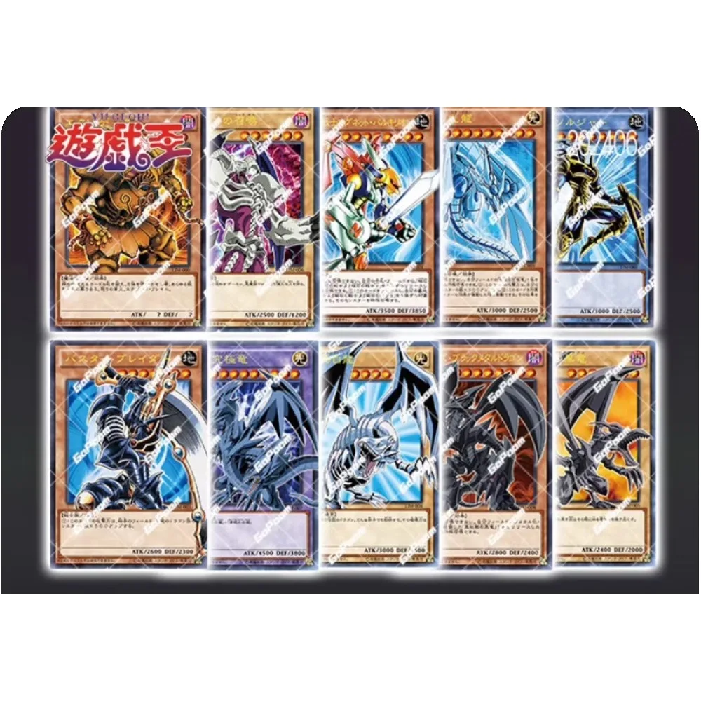 

DIY Yu-Gi-Oh! Карточка-вспышка в стиле ZZ 10 листов в комплекте четыре типа вспышек Аниме Коллекция периферийных игр карточка подарок