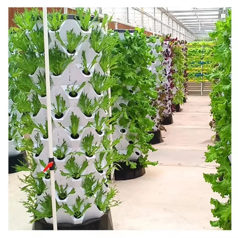 Vertical Hydroponic Growing Tower Planters Hydroponics Aeroponic System For Indoor Greenhouse Garden Agriculture