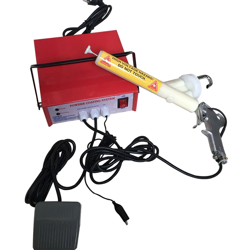 PC03-2 Portable Powder Coating System Paint Gun Coat Electrostatic Spraying Machine 2 stage Adjustable