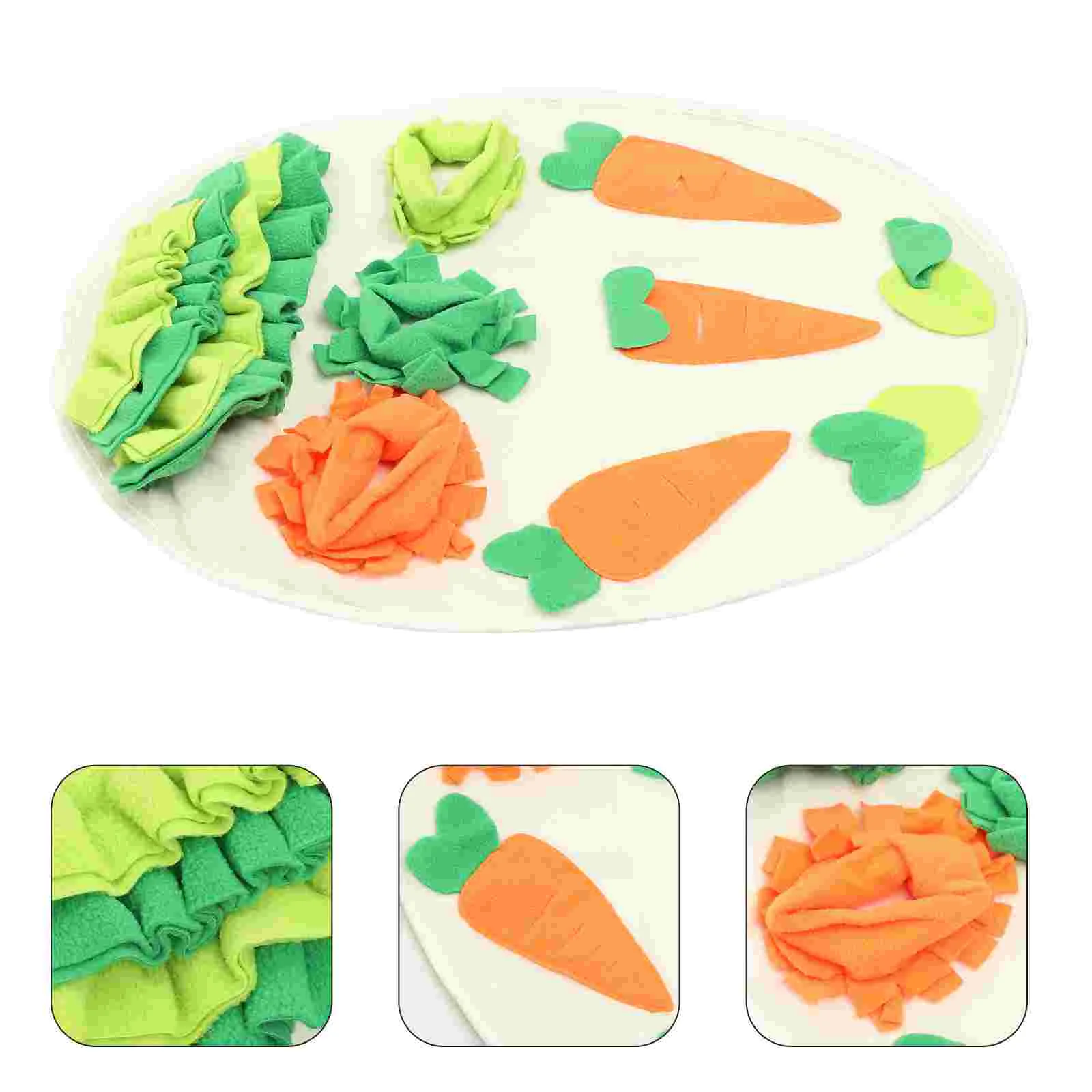 

Pet Sniffing Pad Food Hiding Cushion Hamster Play Mat Guinea Pig Toys Rabbit Snuffle for Dogs Feeding