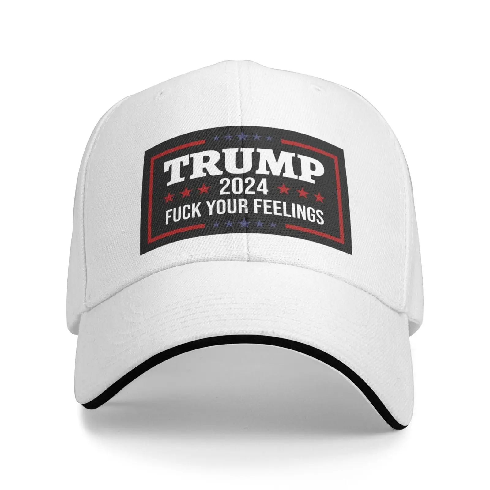 Go Your Feelings Trucker Baseball Caps For Men Women Hat Sandwich Brim Dad Hats Breathable Sports Caps Versatile Solid Color