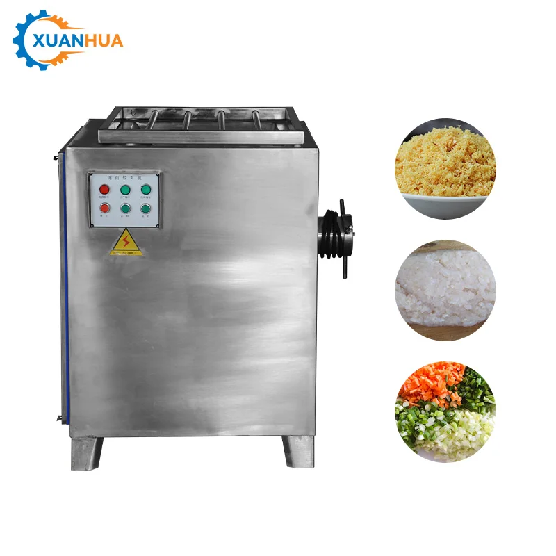 Electric Heavy Duty Food Meat Blender Grinder Mincer Machine Commercial Heavy Duty Stainless Steel Chicken Meat Grinder Machine